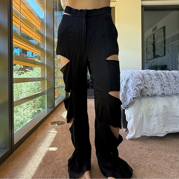 Topman Pants - Topman Cut Out Trousers